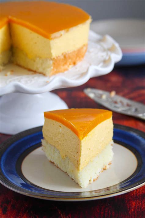 Mango Mousse Cake | Woman Scribbles