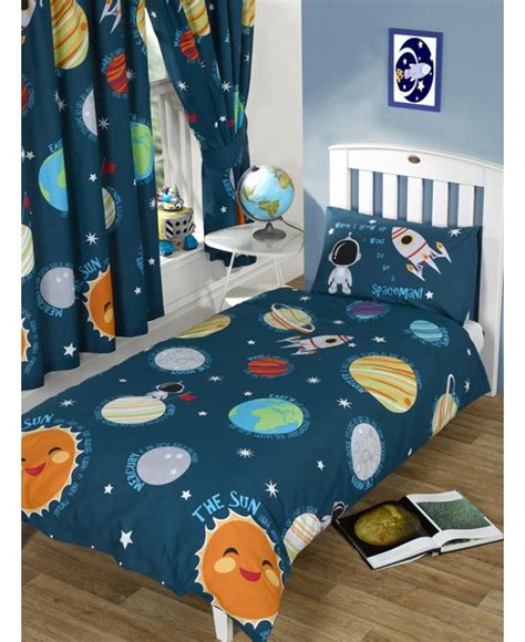 Solar System Planets & Space Junior Toddler Duvet Cover Set (With ...