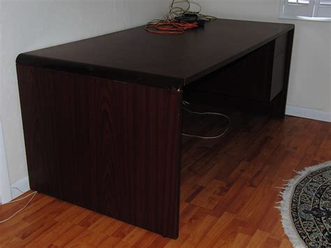 Large Wood Desk | Flickr - Photo Sharing!