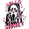 Scream Hello Sidney Svg, Scary Movie Svg, Ghost Face Svg