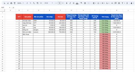 Hướng dẫn tạo file quản lý đơn hàng bằng excel dễ sử dụng