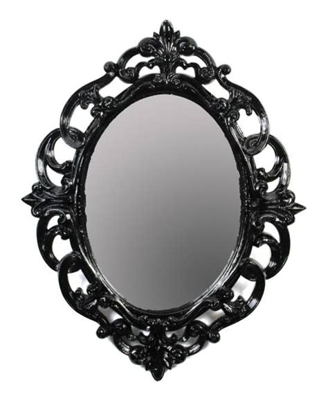 30 Collection of Black Oval Mirrors