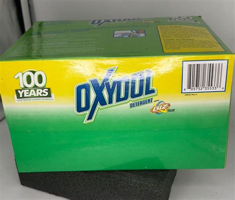 (1) Box Oxydol Powder Laundry Detergent Biz Stain Odor Eliminator 100 ...