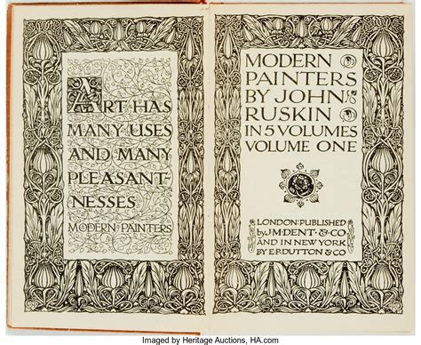 John Ruskin. Modern Painters, Vols. I-V. London: J.M. Dent, [n.d ...