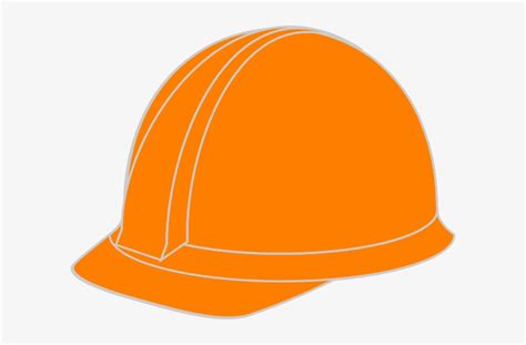 How To Set Use Orange Hard Hat Clipart - 600x459 PNG Download - PNGkit