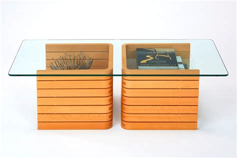 CURVEiture Modern Wood Coffee Table — Carol Jackson Furniture
