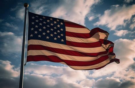 Premium AI Image | USA Patriotic Flag