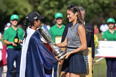 Emma Raducanu - Trophy presentation at Amundi Evian Championship at ...