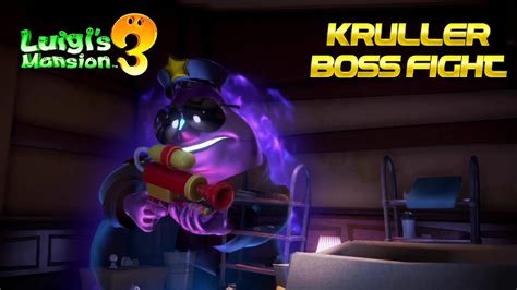 Luigi's Mansion 3 - Boss Ghost - 3F - Kruller (3rd Boss) - YouTube