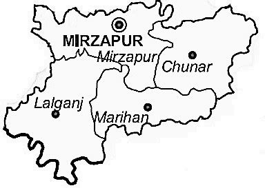 Mirzapur District | Mirzapur District Map