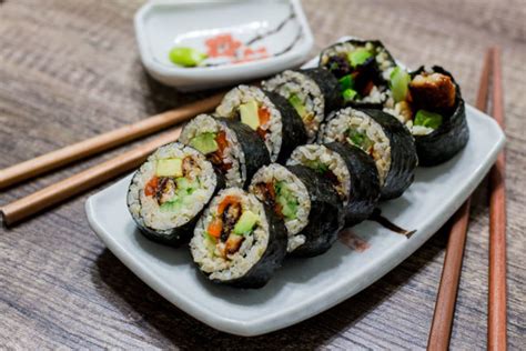 Unagi (Japanese eel) Sushi Roll Dinner - My Eclectic Bites