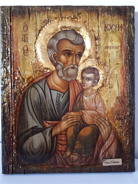 Saint St Joseph Iosif Icon-Greek Russian Byzantine Orthodox Icons