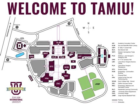 Texas A&m Location Map - Printable Maps