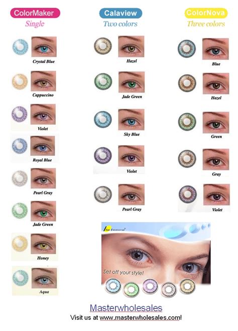 Acuvue Colors Chart | wordacross.net