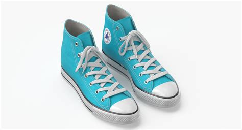 Basketball Shoes Light Blue 3D model - TurboSquid 1781420