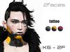 Second Life Marketplace - 2faces - K6 - 2F face tattoo set2
