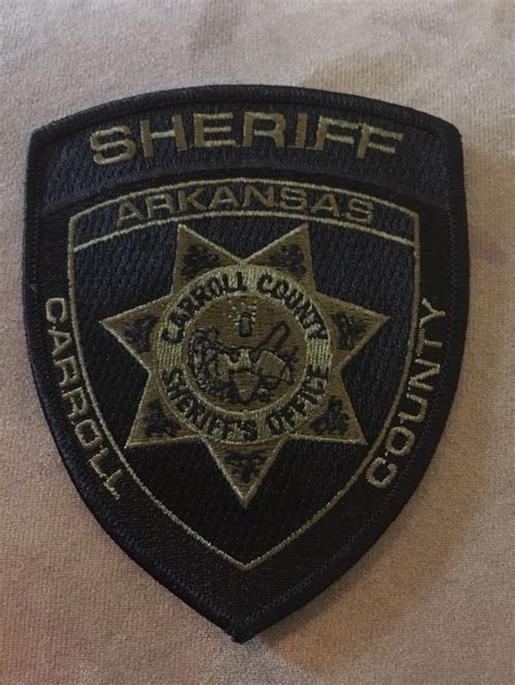 Carroll County Sheriff | Police patches, Police badge, Law enforcement