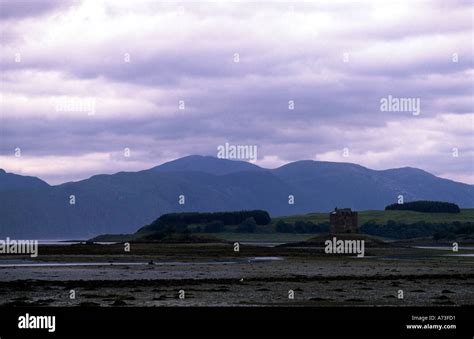 Castle Stalker Loch Linnhe Scotland Stock Photo - Alamy