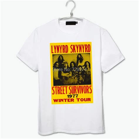 LYNYRD SKYNYRD street survivors 1977 winter tour vintage fashion tee ...