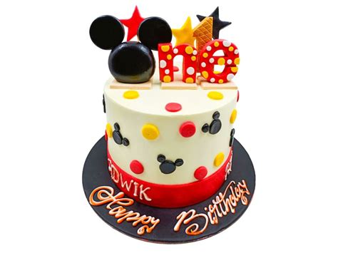 Mickey Mouse Theme Cake | Cartoon Cake | Customisable Cake