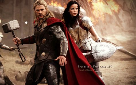 Thor and Sif ::.. by InfiniteDreamer19 on DeviantArt