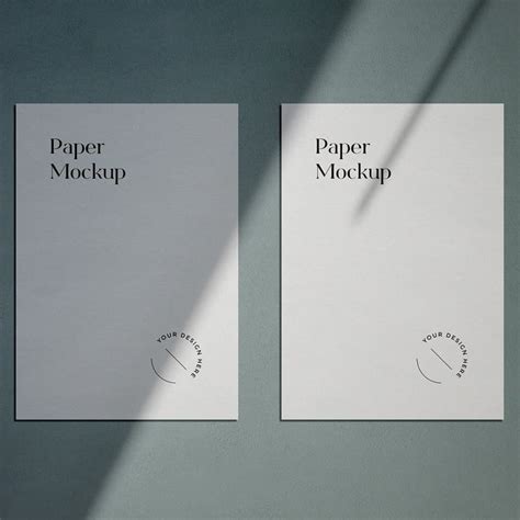 A4 Paper Mockup With Shadow Overlay » CSS Author