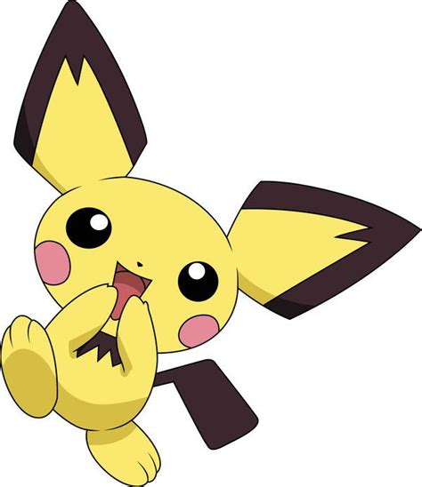 Pichu vector | Pokémon rpg, Pokémon desenho, Evolução pokemon