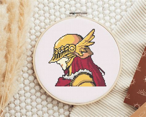 Malenia Elden Ring Cross Stitch PDF Pattern - Etsy