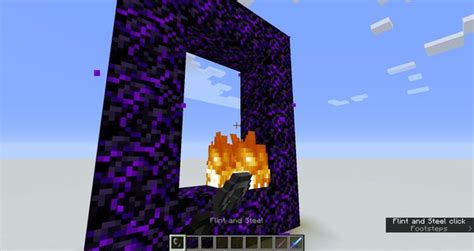 Minecraft Real Life Nether Portal