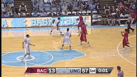 UNC Men's Basketball: Highlights vs. Belmont-Abbey - YouTube