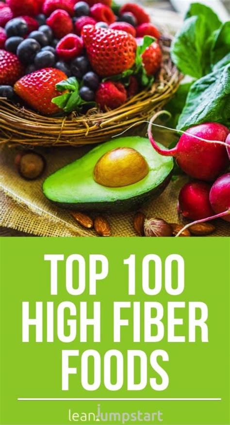 100 Top High-fiber Foods You Should Eat