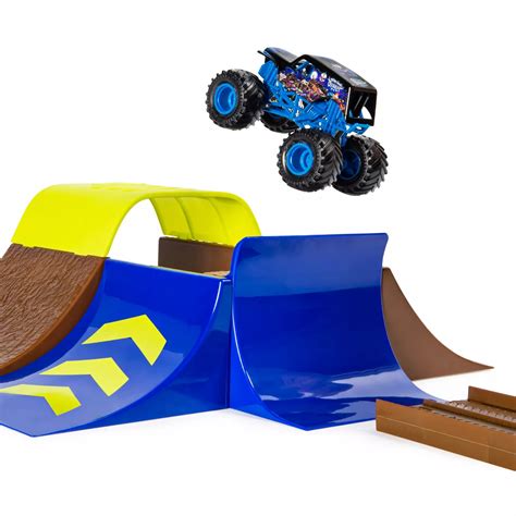 Monster Jam 1:64 Stunt Playset Champ Ramp Freestyle