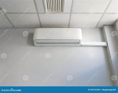 Air Conditioner Heat Pump Wall Mounted Indoor Unit Stock Photo - Image of conditioning, floor ...