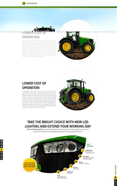 John Deere New 7R & 8R on Behance