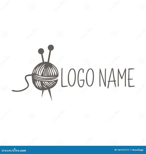 Stitching Logo Design Template Stock Illustration - Illustration of ...