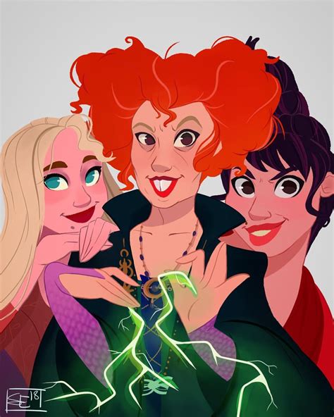 Winifred, Sarah and Mary the Sanderson Sisters Witches from Hocus Pocus Hocus Pocus Witches ...