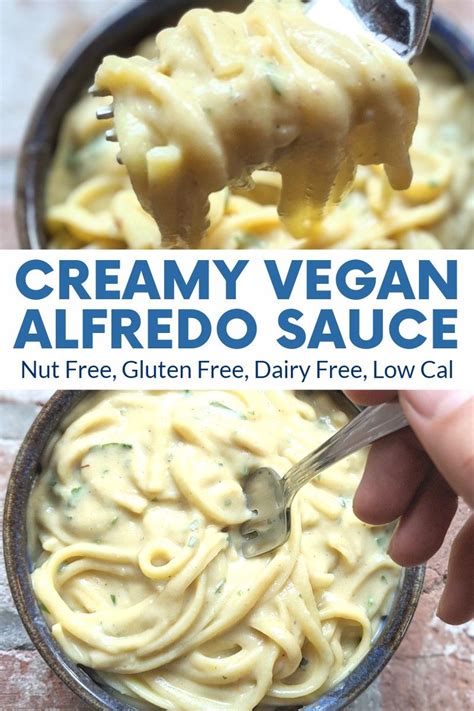 The Creamiest Vegan Alfredo Sauce (Nut Free, Gluten Free) | Vegan ...