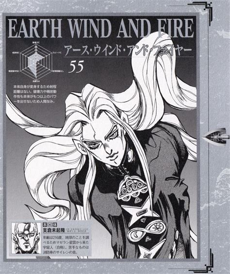 JoJo’s Bizarre Adventure - Earth Wind and Fire | Jojo's bizarre adventure, Earth wind & fire ...