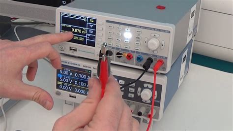 Capacitance measurement - YouTube