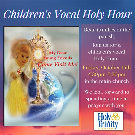 Worldwide Children’s Holy Hour – Holy Trinity Catholic Church