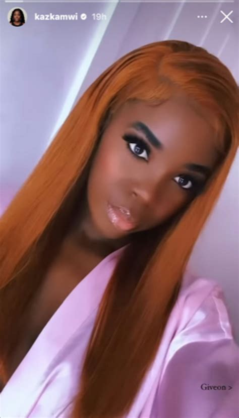 Kaz Kamwi unveils dramatic GINGER hair transformation and it's 🔥