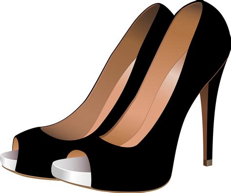 Black High Heels Png Clip Art - Black Strappy Heels Transparent ...