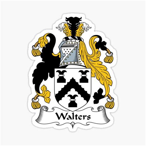 "Walters Coat of Arms / Walters Family Crest" Sticker for Sale by ...