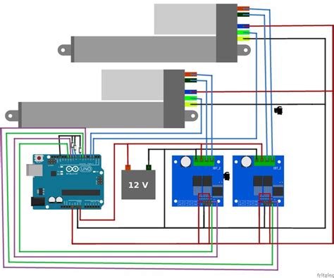 Optical Linear Actuator Control with Arduino