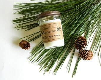 Pine scented candles | Etsy