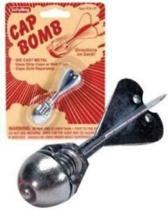 TOY Metal Cap Bomb Rocket (Uses Paper or Plastic Gun Caps) NEW Vtg ...