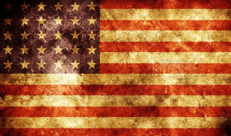 Grunge American Flag Wallpaper