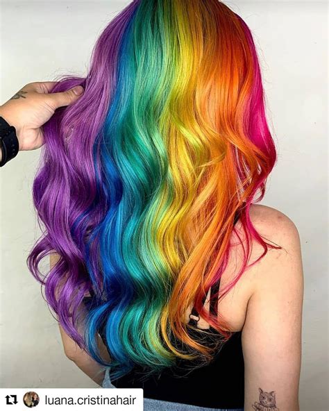 42 Prideful Rainbow Hair Colors to Try in Pride 2022 | Rainbow hair color, Neon hair, Unnatural ...