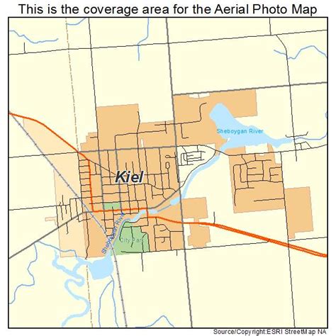 Aerial Photography Map of Kiel, WI Wisconsin