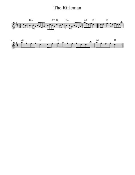 The Rifleman Sheet music for Piano (Solo) | Musescore.com